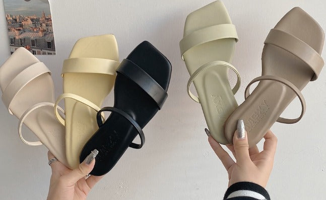 Womens Summer Square Toe