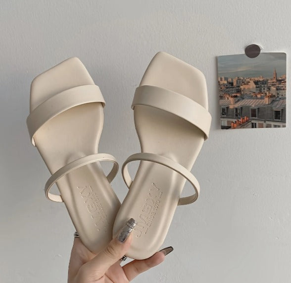 Womens Summer Square Toe